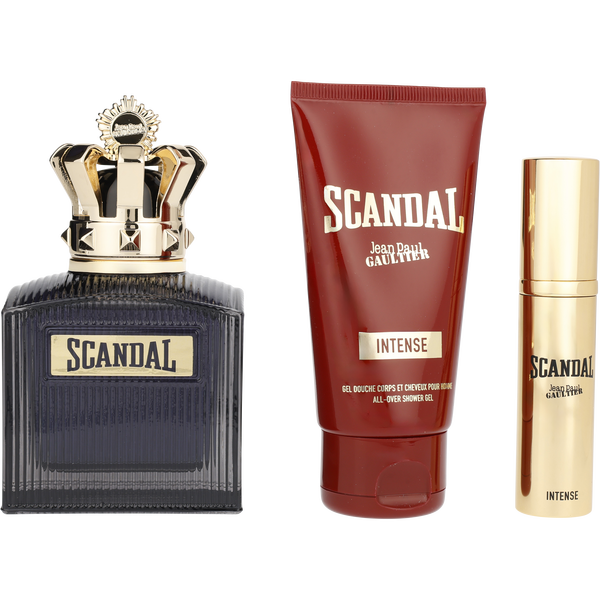 Jean Paul Gaultier Scandal Intense Pour Homme by Jean Paul Gaultier, Eau De Parfum Intense Spray 3.4 oz & Shower Gel 2.5 oz & Eau De Parfum Spray 0.33 oz Mini, image 2 of 2