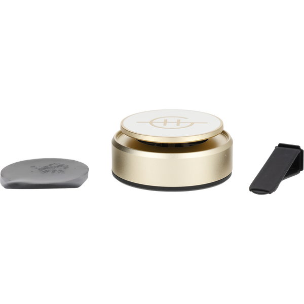 Glasshouse The Hamptons by Glasshouse, Gold Car Diffuser Refillable & Scent Disk