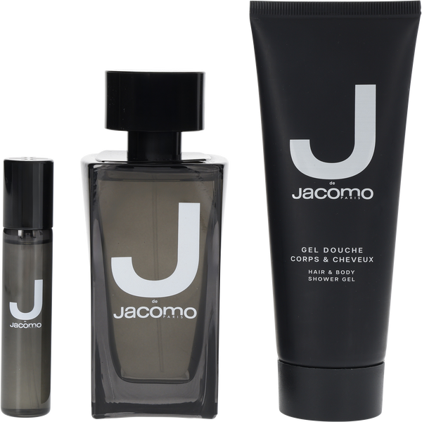 J De Jacomo by Jacomo, Eau De Toilette Spray 3.4 oz & Shower Gel 3.4 oz & Eau De Toilette Spray 0.37 oz Mini, image 2 of 2