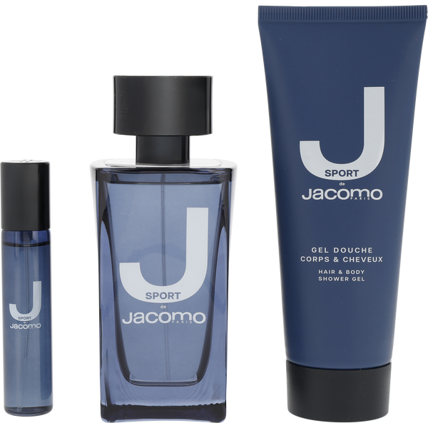 J De Jacomo Sport by Jacomo, Eau De Toilette Spray 3.4 oz & Shower Gel 3.4 oz & Eau De Toilette Spray 0.37 oz Mini, image 2 of 2