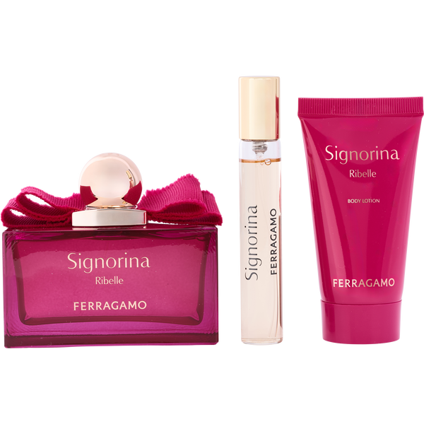 Signorina Ribelle by Signorina, Set-Eau De Parfum Spray 3.4 oz & Body Lotion 1.7 oz & Eau De Parfum Spray 0.5 oz Mini, image 2 of 2