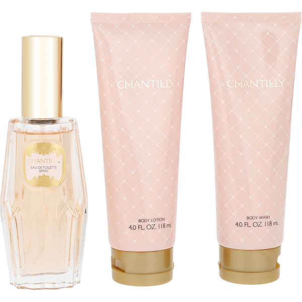 Chantilly by Dana, Eau De Toilette Spray 2 oz & Bath & Shower Gel 4 oz & Body Lotion 4 oz, image 2 of 2