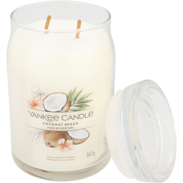 Yankee Candle Coconut Beach by Yankee Candle, Scented Signature Large Jar 20 oz
