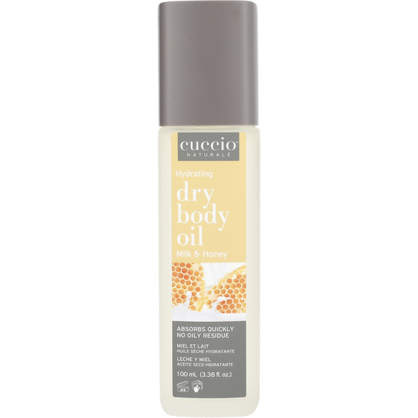 Cuccio Naturale by Cuccio, Hydrating Dry Body Oil - Milk & Honey 100ml/3.38oz