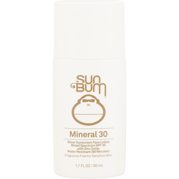 Sun Bum by Sun Bum, Mineral Sheer Sunscreen Face Lotion Spf 30 50ml/1.7oz