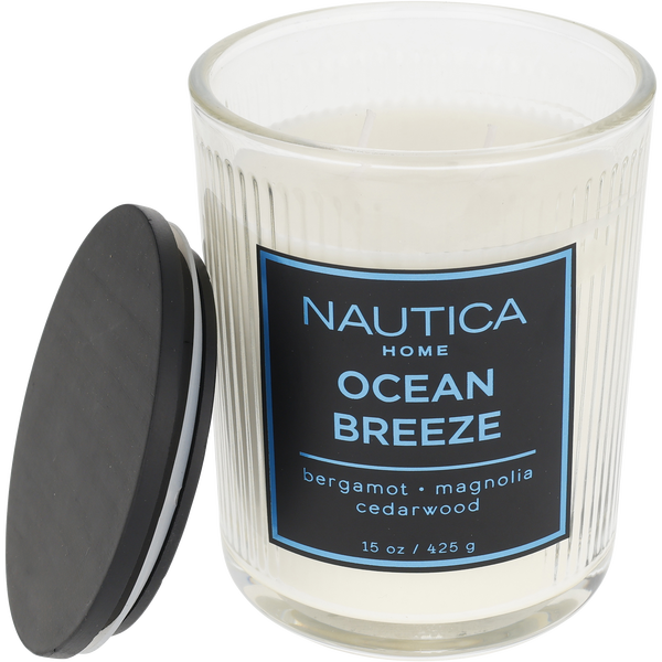 Nautica Ocean Breeze by Nautica, Soy Blend Wax Candle 15 oz