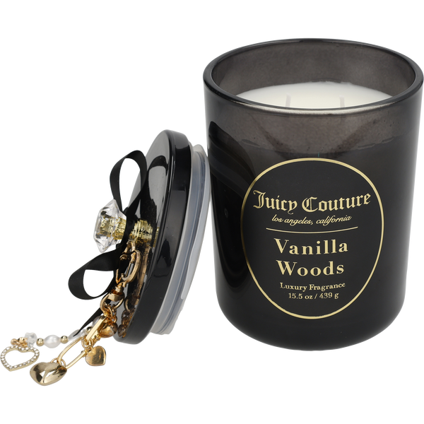 Juicy Couture Vanilla Woods by Juicy Couture, Luxury Candle 15.5 oz