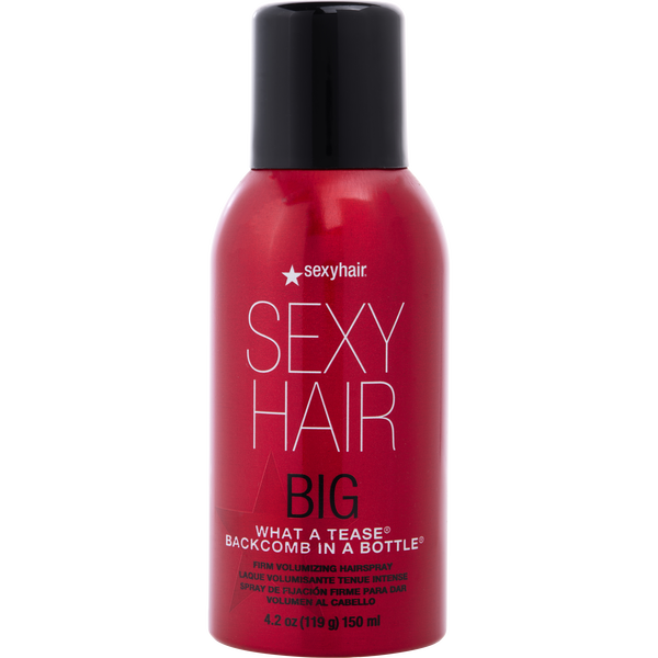 Sexy Hair by Sexy Hair Concepts, Big Sexy Hair What A Tease Backcomb In A Bottle-Firm Volumizing Hairspray 4.2 oz