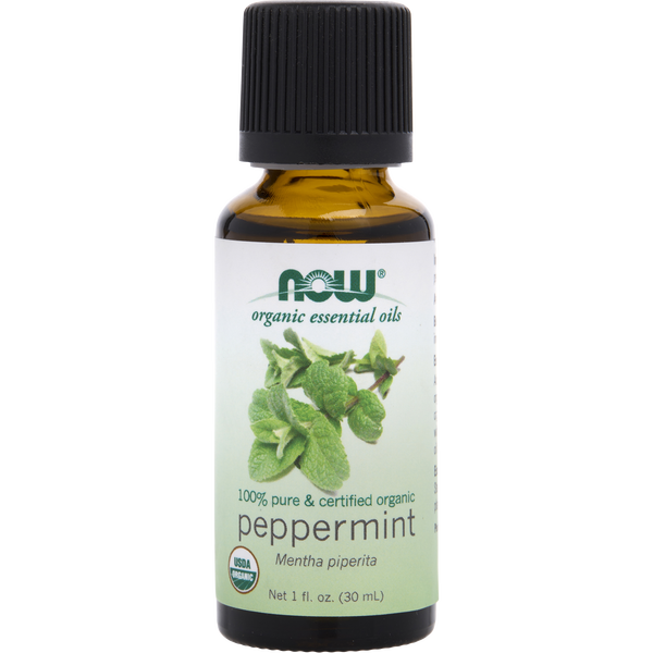 Essential Oils Now by Now Essential Oils, Peppermint Oil 100% Organic 1 oz