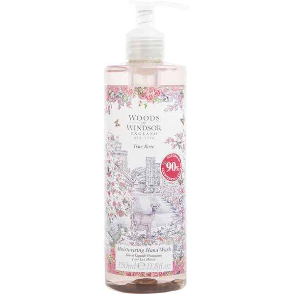Woods Of Windsor True Rose by Woods Of Windsor, Moisturising Hand Wash 11.8 oz