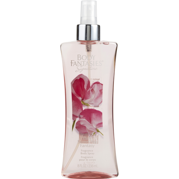Body Fantasies Pink Sweet Pea Fantasy by Body Fantasies, Body Spray 8 oz