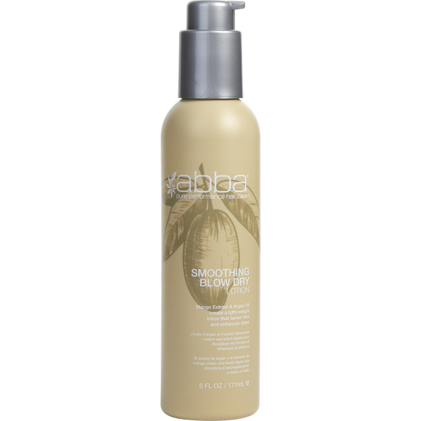 Abba by Abba Pure & Natural Hair Care, Smoothing Blow Dry Lotion (New Packaging) 6 oz