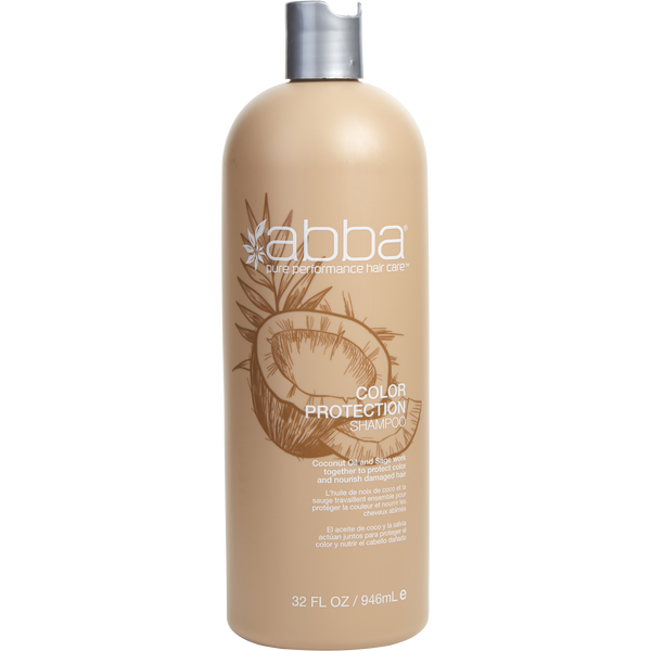 Abba by Abba Pure & Natural Hair Care, Color Protection Shampoo (New Packaging) 32 oz