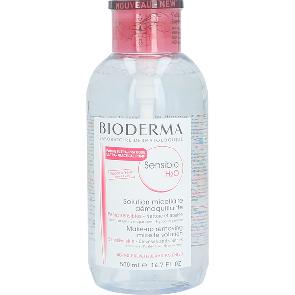 Bioderma by Bioderma, Sensibio H2o Micelle Solution With Pump (For Sensitive Skin) 500ml/16.7oz