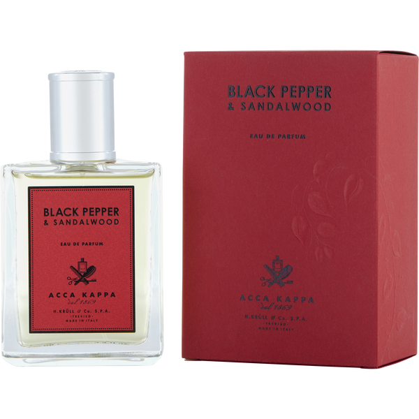 Acca Kappa Black Pepper & Sandalwood by Acca Kappa, Eau De Parfum Spray 3.4 oz