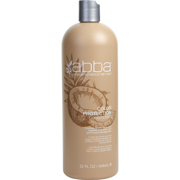Abba by Abba Pure & Natural Hair Care, Color Protection Conditioner (New Packaging) 32 oz