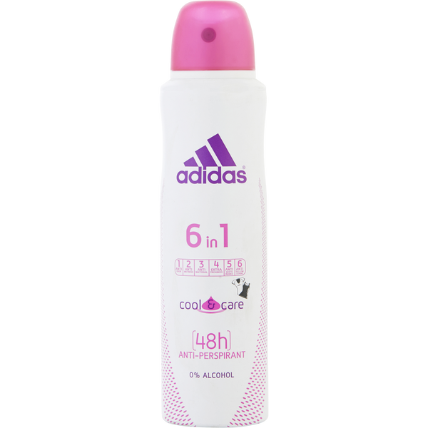 Adidas Cool & Care by Adidas, 48 Hour 6-In-1 Anti-Perspirant Spray 5 oz