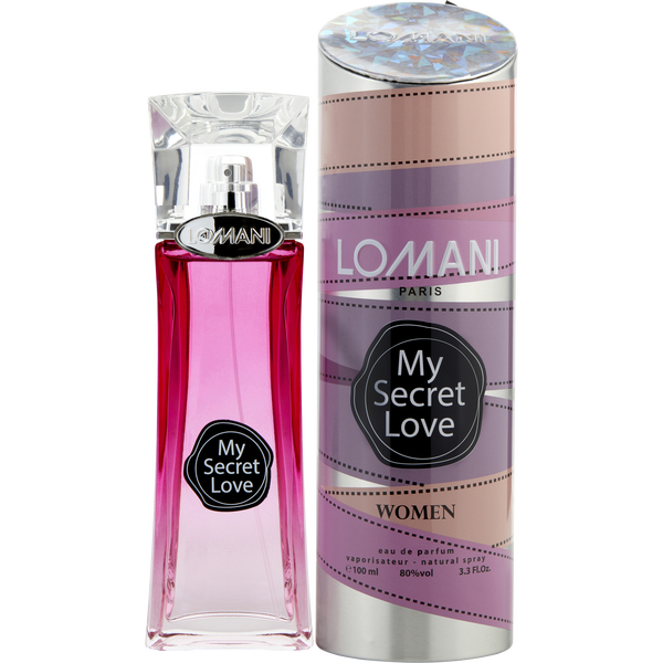 Lomani My Secret Love by Lomani, Eau De Parfum Spray 3.4 oz