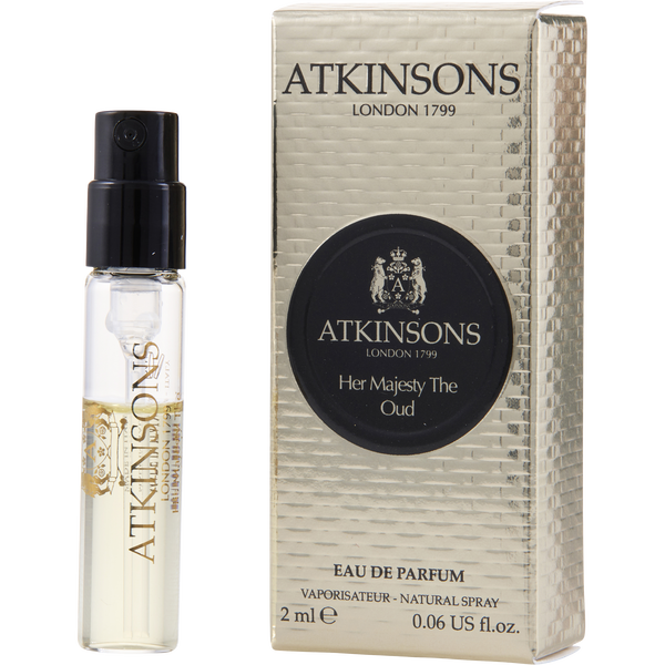 Atkinsons His Majesty The Oud by Atkinsons, Eau De Parfum Spray Vial 0.06 oz
