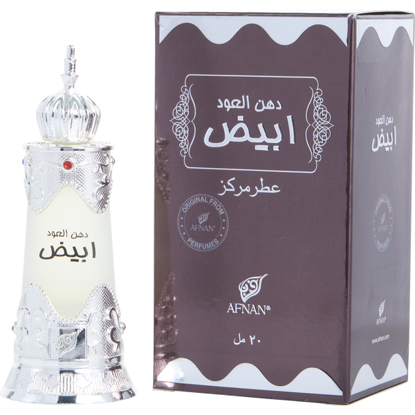Afnan Dehn Al Oudh Abiyad by Afnan Perfumes, Perfume Oil Concentrate 0.67 oz