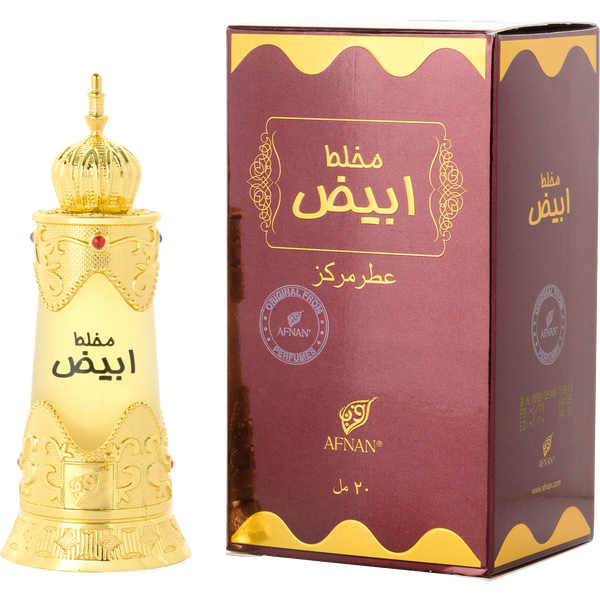 Afnan Mukhlat Abiyad by Afnan Perfumes, Perfume Oil Concentrate 0.67 oz, image 1 of 2