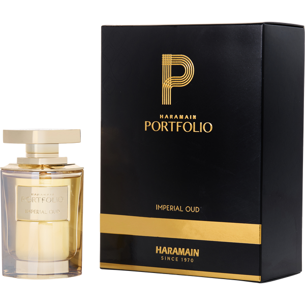Al Haramain Portfolio Imperial Oud by Al Haramain, Eau De Parfum Spray 2.5 oz