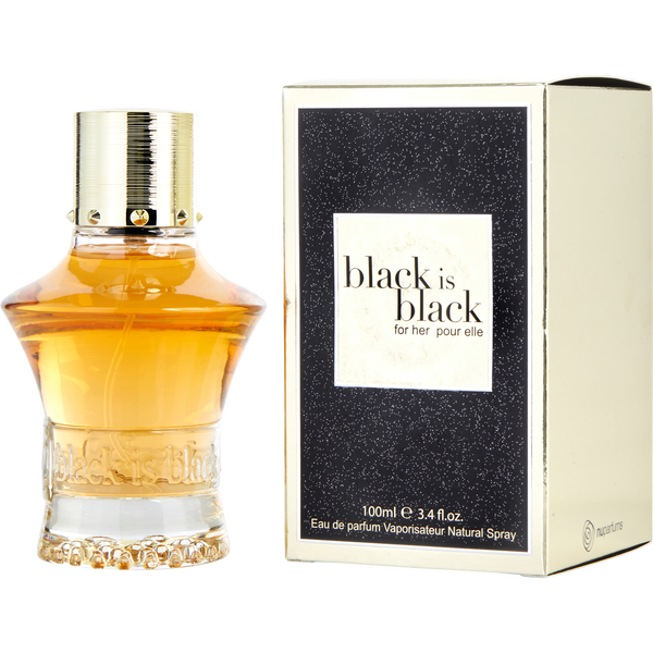 Black Is Black Pour Elle by Nuparfums, Eau De Parfum Spray 3.4 oz