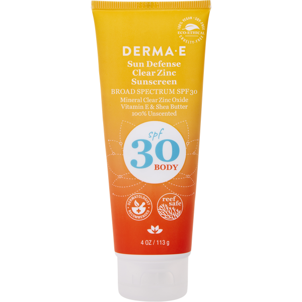 Derma E by Derma E, Sun Defense Mineral Sunscreen Spf 30 - Body 113g/4oz