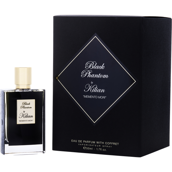 Kilian Black Phantom by Kilian, Eau De Parfum Spray Refillable 1.7 oz & Clutch