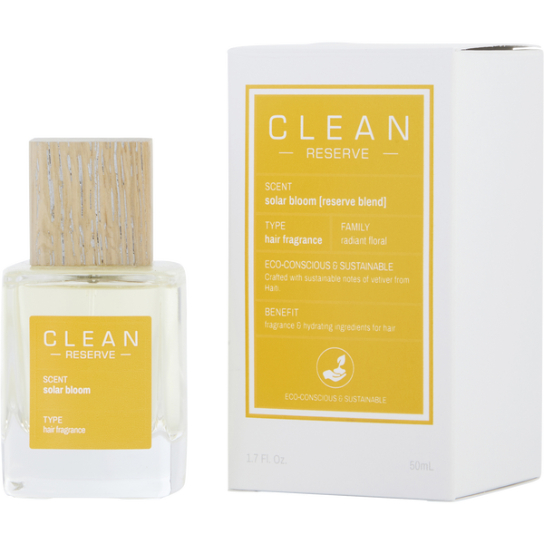 Clean Reserve Solar Bloom by Clean, Hair Fragrance Spray 1.7 oz