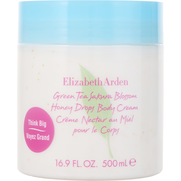 Green Tea Sakura Blossom by Elizabeth Arden, Honey Drops Body Cream 16.9 oz