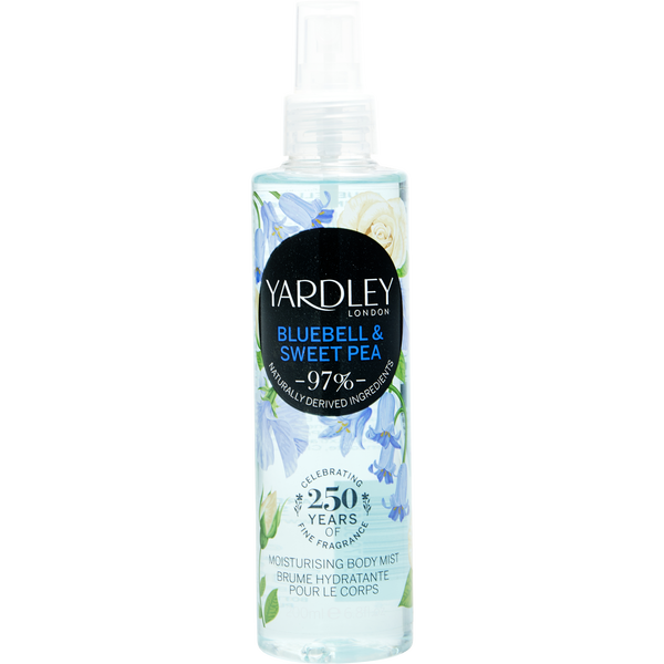 Yardley Bluebell & Sweetpea by Yardley, Fragrance Mist 6.7 oz