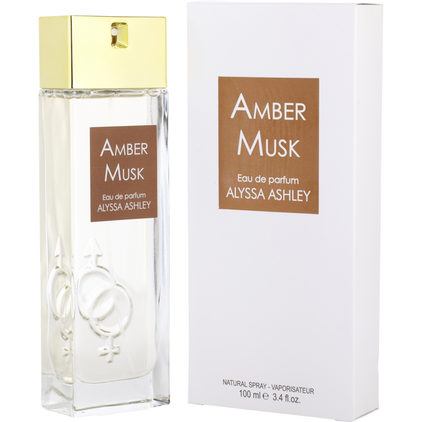 Alyssa Ashley Amber Musk by Alyssa Ashley, Eau De Parfum Spray 3.4 oz