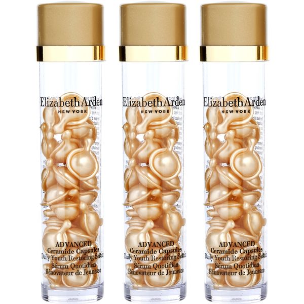 Elizabeth Arden by Elizabeth Arden, Ceramide Advanced Replenish & Restore Youth Restoring Serum Capsules Trio --3x30ct