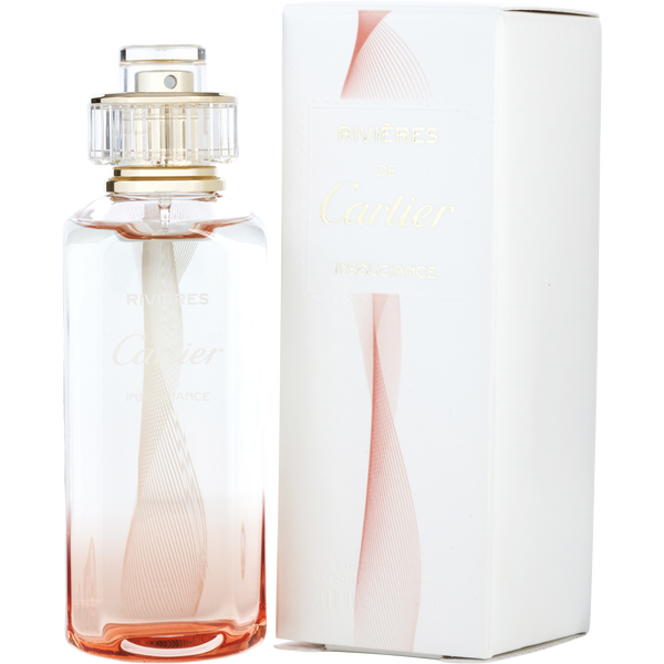 Cartier Rivieres Insouciance by Cartier, Eau De Toilette Refillable Spray 3.3 oz
