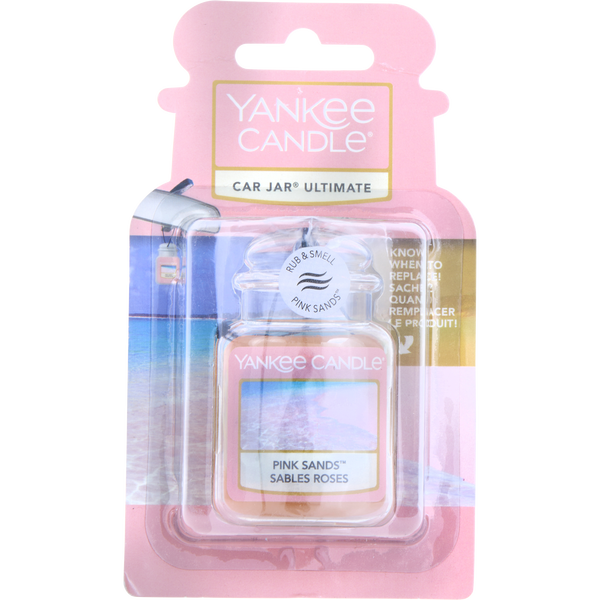 Yankee Candle by Yankee Candle, Pink Sands Car Jar Ultimate Air Freshener