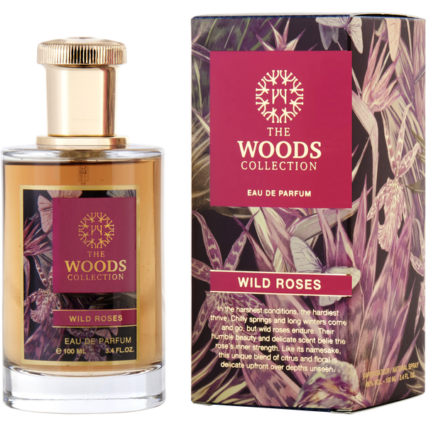 The Woods Collection Wild Roses by The Woods Collection, Eau De Parfum Spray (Old Packaging) 3.4 oz