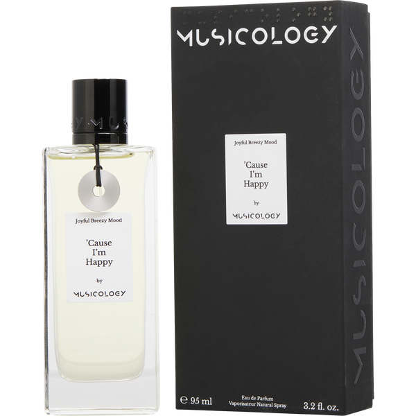 Musicology Cause I'M Happy by Musicology, Parfum Spray 3.2 oz