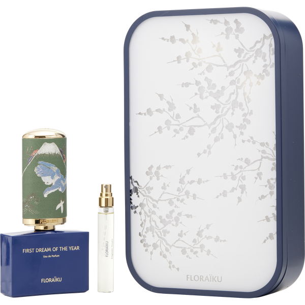 Floraiku First Dream Of The Year by Floraiku, Eau De Parfum Spray 1.7 oz & Eau De Parfum 0.33 oz Mini