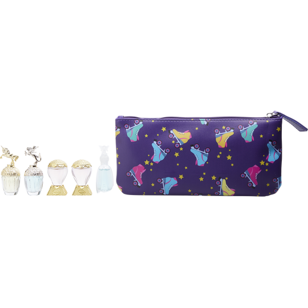 Anna Sui Variety by Anna Sui, 5 Piece Mini Variety With Fantasia & Fantasia Mermaid & Secret Wish & Sky X 2 And All Are Eau De Toilette 0.16 oz Mini