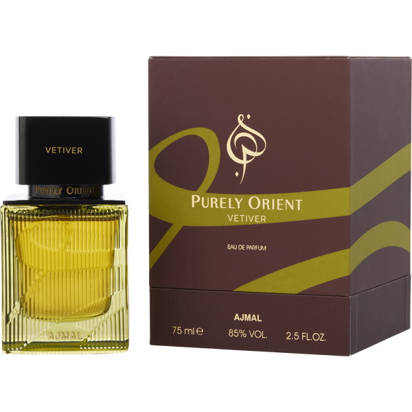 Ajmal Purely Orient Vetiver by Ajmal, Eau De Parfum Spray 2.5 oz