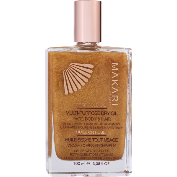 Makari by Makari De Suisse, 24k Or Rose Multi Purpose Dry Oil 100ml/3.38oz