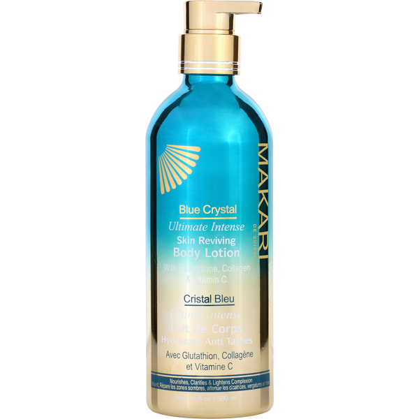 Makari by Makari De Suisse, Blue Crystal Skin Reviving Body Lotion With Glutathione 496ml/16.8oz