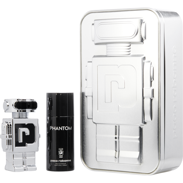 Paco Rabanne Phantom by Paco Rabanne, Eau De Toilette Spray 3.4 oz & Deodorant Spray 5 oz, image 1 of 2