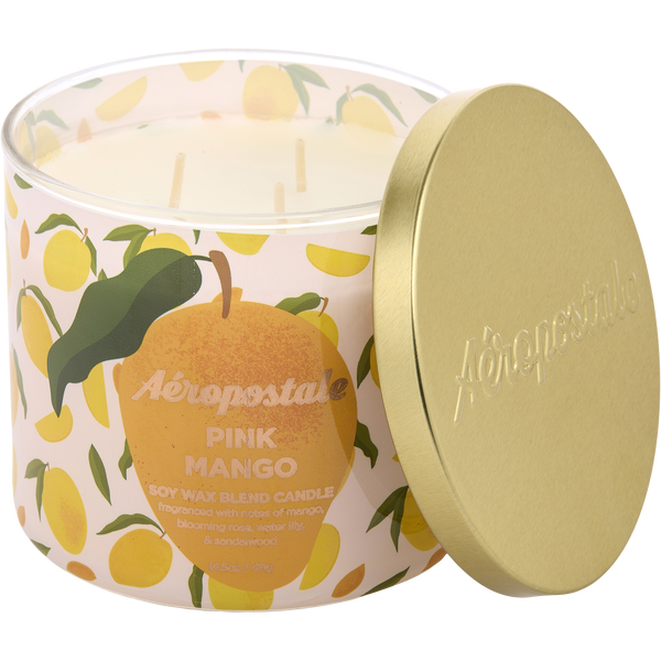 Aeropostale Pink Mango by Aeropostale, Scented Candle 14.5 oz