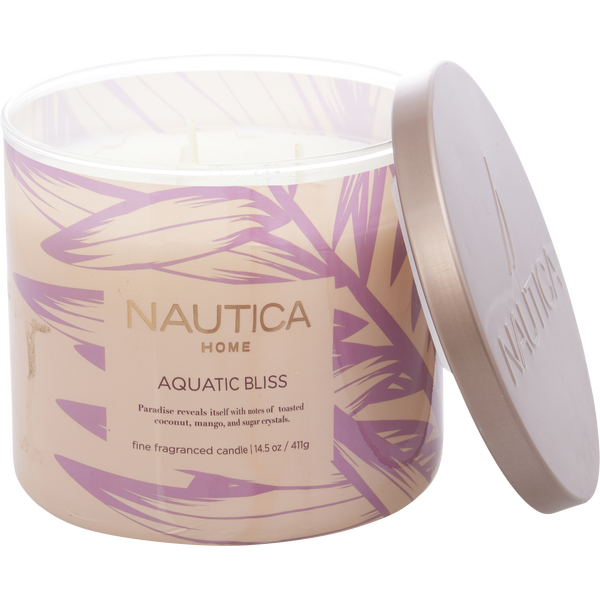 Nautica Aquatic Bliss by Nautica, Candle 14.5 oz