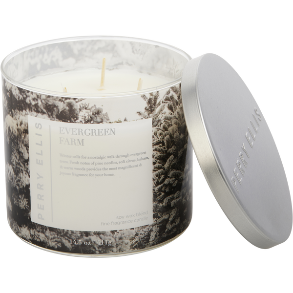 Perry Ellis Evergreen Farm by Perry Ellis, Candle 14.5 oz