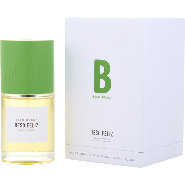 Beso Beach Beso Feliz by Beso Beach, Eau De Parfum Spray 3.4 oz