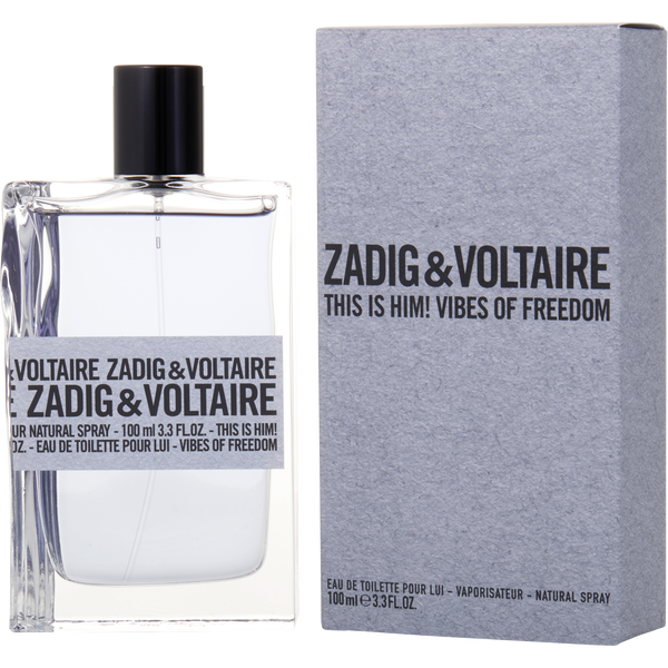 Zadig & Voltaire This Is Him! Vibes Of Freedom by Zadig & Voltaire, Eau De Toilette Spray 3.3 oz, image 1 of 2