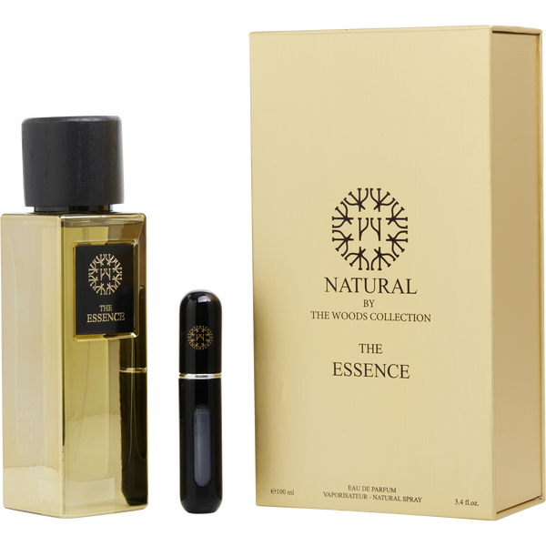 The Woods Collection Essence by The Woods Collection, Eau De Parfum Spray 3.4 oz (Natural Collection) + Rechargeable Mini